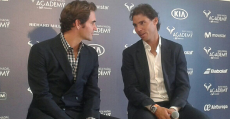 Nadal y Federer el pasado mes de octubre en la inauguración de la Academia en Manacor. Foto: TTdeporte.com.