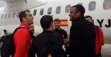 Molango conversaba esta temporada con el capitán Cabrero. Foto: TTdeporte.com.