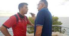 Benavides protagonizó junto al campeón olímpico Cooper-Waltz el spot de la campaña de abonados. Foto: TTdeporte.com