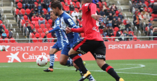 El Sabadell logró ser el primer equipo que se va de Son Moix sin haber encajado esta temporada. Foto: CES.