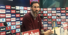 Vicente Moreno se mostraba satisfecho en la sala de prensa de Villarreal. Foto: RCDM.