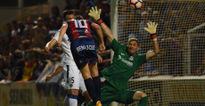 El tanto de Camacho en el descuento da vida al Huesca de cara a la vuelta en Getafe (2-2). Foto: LFP.
