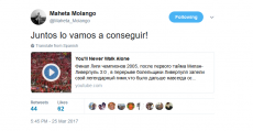 Último tweet del consejero delegado del RCD Mallorca datado del 25 de marzo. Foto: @Maheta_Molango.