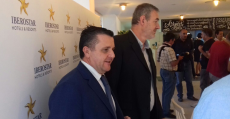 Vázquez y Boscana en la presentación del Iberostar Palma. Foto: TTdeporte.com.