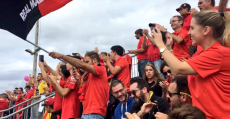 El Malloca estuvo arropado por casi 500 aficionados en las gradas del Municipal de Sant Francesc. Foto: RCDM.
