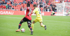 Lago Junior reapareció tres meses después a los terrenos de juego ante el Villarreal B. Foto: RCDM.