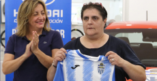 Pacs Orell, capitana del primer At. Balears femenino, en día de la presentación del ATBfem en 2018. Foto: GuiemSports.