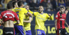 Ander celebra el tanto del empate ante el Mallorca. Foto: LaLiga.