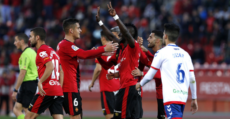 Lago Junior celebra su undécimo gol de la temporada. Foto: LaLiga.