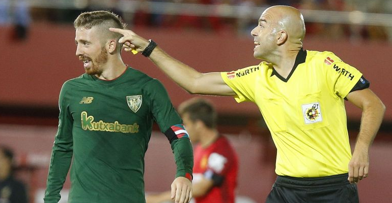 González-Fuertes y el VAR fueron protagonistas en el descuentos. Foto: LaLiga.