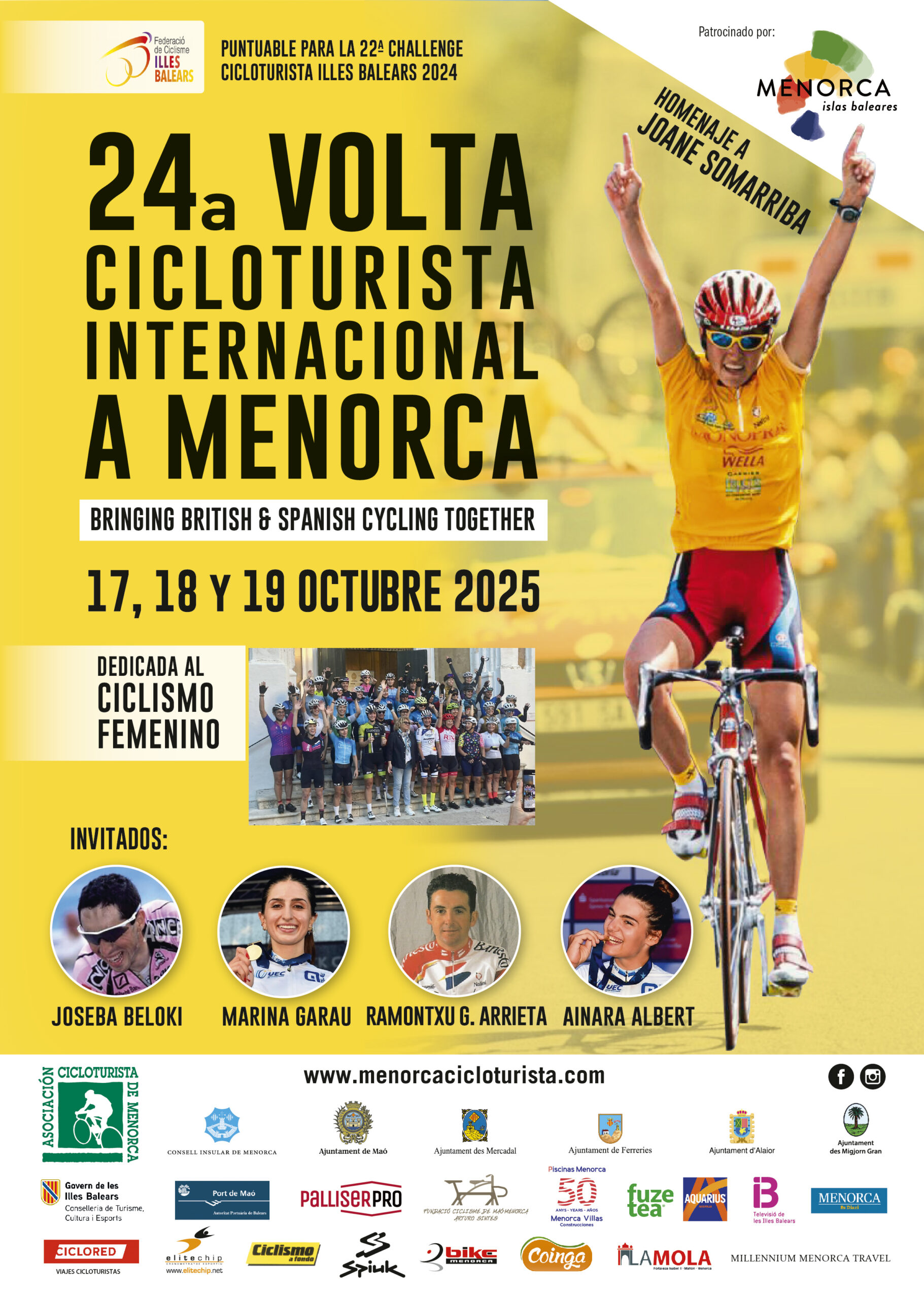 24º Volta Cicloturista Internacional a Menorca